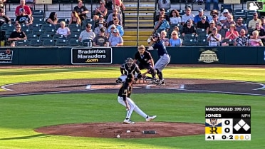 Zach MacDonald strikes out swinging.
