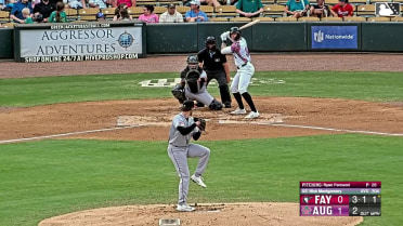 Nick Montgomery singles on a ground ball to shortstop Nick Monistere. Junior Garcia scores.