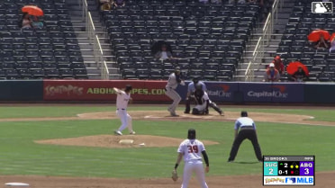 Raynel Delgado grounds into a force out, second baseman Connor Norby to shortstop Chad Stevens. Braden Shewmake scores. Garret Guillemette out at 2nd. Raynel Delgado to 1st.
