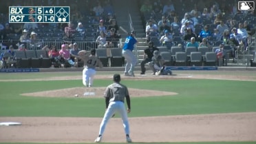 Blake Burke homers (3) on a fly ball to right field.