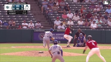 Robert Hassell III singles on a line drive to center fielder Carson Roccaforte. Jack Brannigan scores.