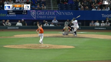 Luis Urías homers (1) on a fly ball to left field. Luken Baker scores.