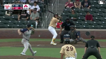 Will Wagner walks. Anthony Vilar scores. Dustin Harris to 3rd. Nick Solak to 2nd.