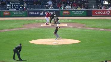 Allan Castro homers (2) on a fly ball to center field. Nate Eaton scores.