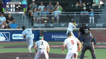 Gleider Figuereo singles on a line drive to left fielder James Taussig. Yeison Morrobel scores. Luke Hanson scores.