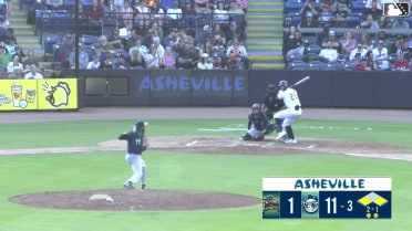 Chase Call homers (5) on a fly ball to center field. Ethan Frey scores. Alejandro Nunez scores.