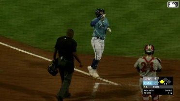 Carter Jensen swats his second home run of the game