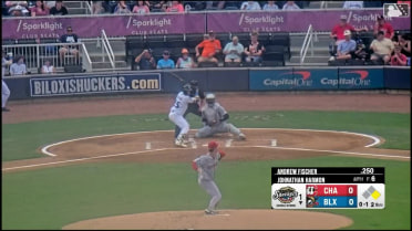 Andrew Fischer collects his third multihomer game