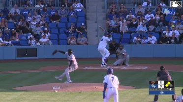 Ching-Hsien Ko grounds out, third baseman Luis Mendez to first baseman Tanner Thach.