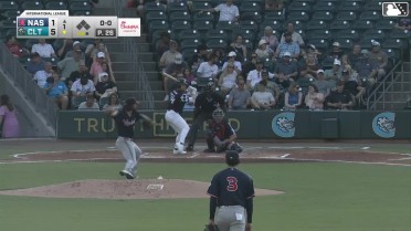 Riley Unroe homers (1) on a fly ball to right center field.