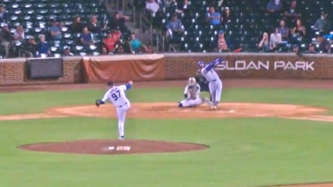 Dodgers No. 9 prospect Chase Harlan's home run