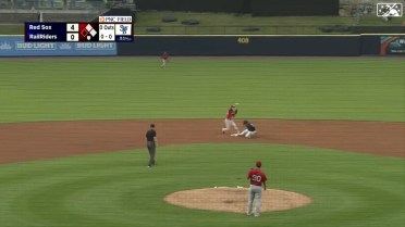 Dalbec, Sogard and Scott combine for a triple play
