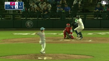 Marco Luciano homers (1) on a fly ball to left field.