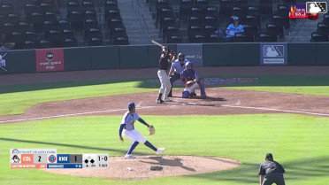 Dalton McIntyre grounds into a force out, first baseman Edgar Alvarez to shortstop Karson Simas. Ambioris Tavarez scores. Will Verdung out at 2nd. Dalton McIntyre to 1st.