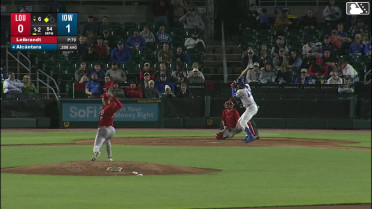 Kevin Alcántara singles on a line drive to right fielder Héctor Rodríguez. Jonathon Long scores.