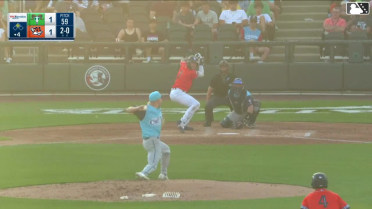 Josh Moylan homers (2) on a fly ball to right center field. Tomas Frick scores.