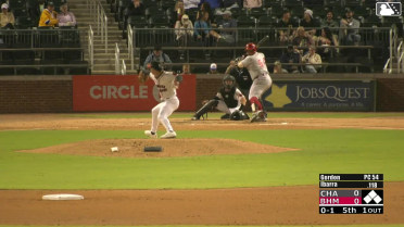 Ruben Ibarra homers (1) on a fly ball to center field.