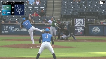 Drew Davies homers (5) on a fly ball to right center field.