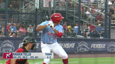 Dominic Perachi In play, run(s) to Raider Tello