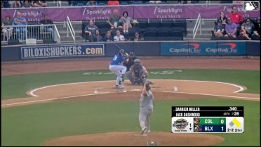 Jack Dashwood In play, run(s) to Darrien Miller