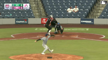Trevor Cohen singles on a ground ball to center fielder Mike Antico. Ty Hanchey scores. Diego Velasquez to 3rd. Trevor Cohen to 2nd.