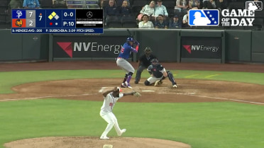 Wander Suero In play, run(s) to Hendry Mendez