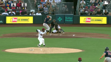Marques Johnson In play, run(s) to Jared Dickey