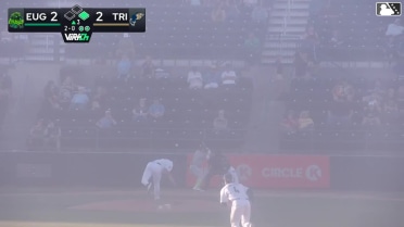 Carlos Gutierrez homers (7) on a fly ball to right center field. Dakota Jordan scores.