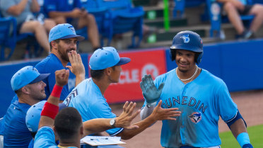 Aponte Homers Twice as Jays Blast Four in Rout of Tampa