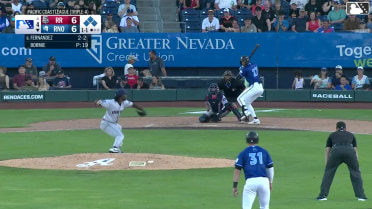 Jose Fernandez doubles (6) on a fly ball to left fielder Diego Castillo. Adrian Del Castillo scores. Tyler Locklear scores. Manuel Pena to 3rd.