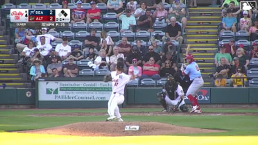 Luke Ritter doubles (2) on a sharp fly ball to left fielder Will Taylor. Bryson Ware scores. Erick Brito to 3rd.