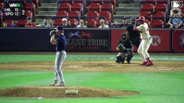 Robert Calaz grounds into a force out, shortstop Wallace Clark to second baseman José Mejía. Roldy Brito scores. Ethan Hedges out at 2nd. Robert Calaz to 1st.
