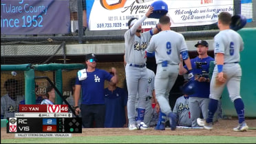 Chris Newell hits a pair of homers vs. Visalia