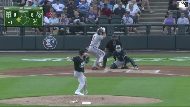 Trevor Cohen homers (1) on a fly ball to left center field. Jean Carlos Sió scores.