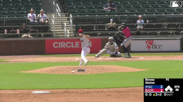Dillon Lewis homers (12) on a fly ball to left field.