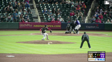 Blaine Crim singles on a ground ball to right fielder Nick Schnell. Cole Carrigg scores. Charlie Condon to 3rd.