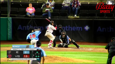 Ivan Luciano singles on a ground ball to third baseman Ricardo Cova. Pedro Catuy scores. Throwing error by third baseman Ricardo Cova.