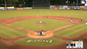 Albert Fabian doubles (18) on a ground ball to left fielder Clark Elliott. Jack Costello scores. Albert Fabian to 3rd. Albert Fabian advances to 3rd, on a throwing error by shortstop Ali Camarillo.