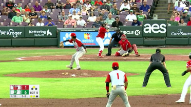 Peyton Stovall doubles (10) on a sharp line drive to left fielder Kasen Wells. Alfredo Alcantara scores.