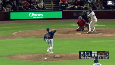 Dom Keegan singles on a line drive to center fielder Pedro León. Jacob Melton scores.