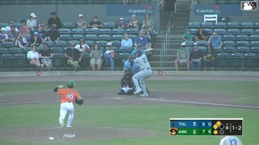 Griffin Lockwood-Powell singles on a ground ball to right fielder Lazaro Montes. Elijah Hainline scores. Zyhir Hope to 3rd.