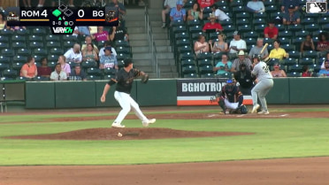 Colin Burgess homers (2) on a fly ball to left field.