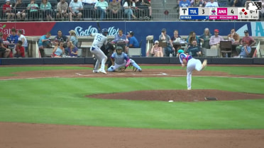 Josue De Paula singles on a ground ball to center fielder Druw Jones. Joe Vetrano scores. Frank Rodriguez to 2nd.
