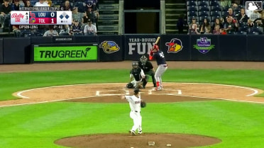 Orlando Arcia out on a sacrifice fly to right fielder Corey Julks. Garrett Hampson scores. Edwin Arroyo to 2nd.