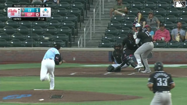 Joey Meneses singles on a ground ball to right fielder Nick Solak. Johnathan Rodríguez scores.