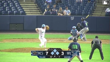 Chandler Pollard walks. Gleider Figuereo scores. Antonis Macias to 3rd. Yeison Morrobel to 2nd.