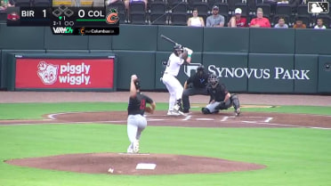 Patrick Clohisy homers (7) on a fly ball to center field.