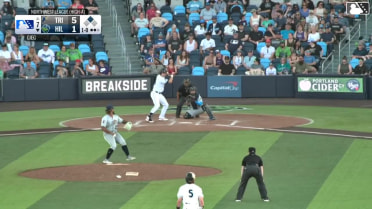 Max Kepler homers (1) on a line drive to right field. Wallace Clark scores.