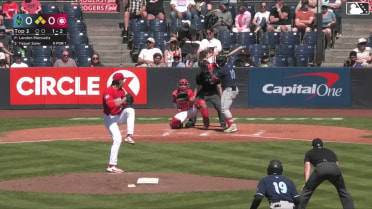 Yassel Soler reaches on a fielder's choice. Adrian Rodriguez scores. Ruben Santana to 3rd. Trent Youngblood to 2nd. Throwing error by third baseman Kendry Chirinos.