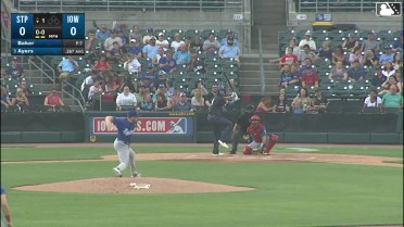 Owen Ayers homers (2) on a fly ball to right center field.
